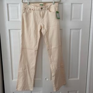 NWT Lilly Pulitzer Off White Jeans size 10